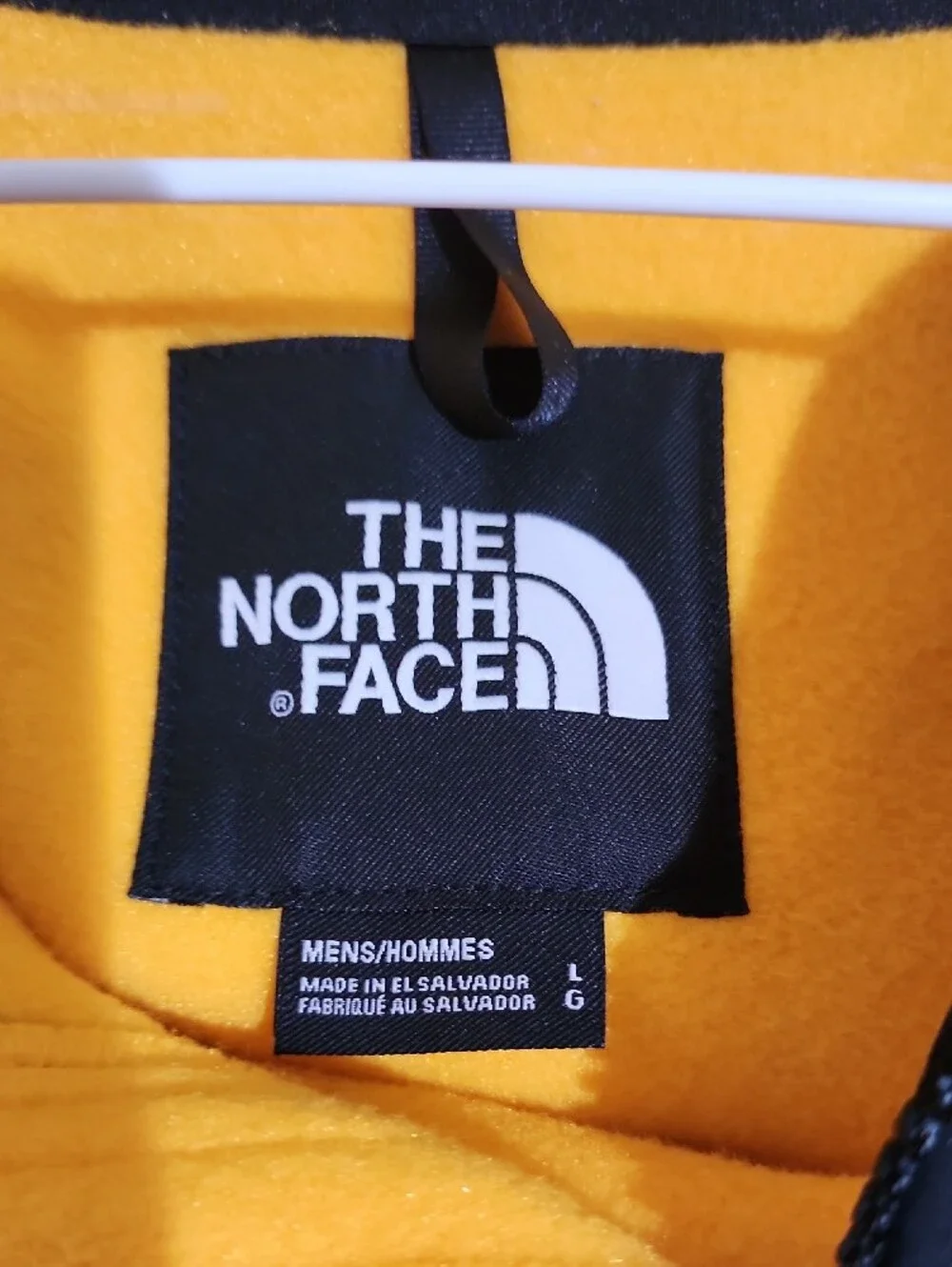 The North Face Men’s Summit Gold and Black Denali Fleece Jacket